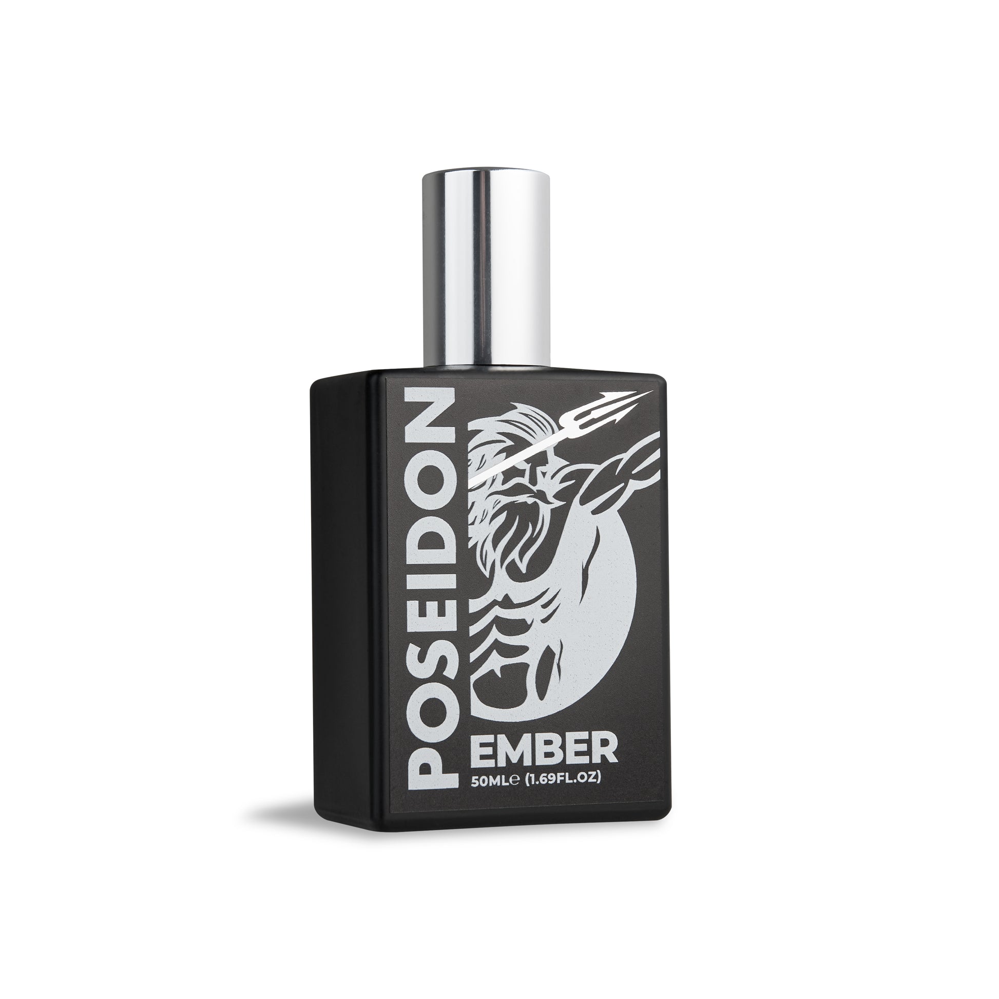 Poseidon Ember Cologne - Woody masculine scent inspired by Louis Vuitton Ombre Nomade. Rich, long-lasting fragrance for the modern gentleman.